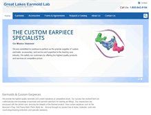 Tablet Screenshot of greatlakesearmold.com